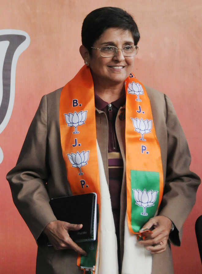 ‘Outsider’ Kiran Bedi hit poll chances, feels Delhi BJP : The Tribune India