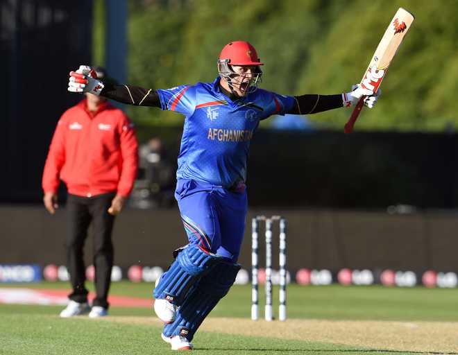 Shenwari leads Afghanistan to historic World Cup win