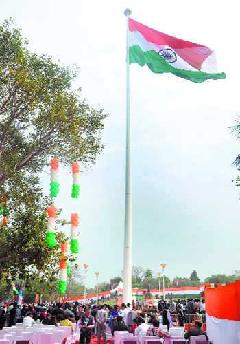 Faridabad gets world’s tallest Tricolour