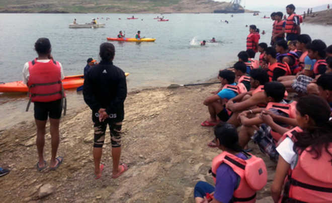 Engg students from Jaipur get water sports training