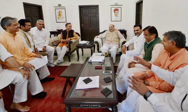 Shah assures Jats of solution on reservation