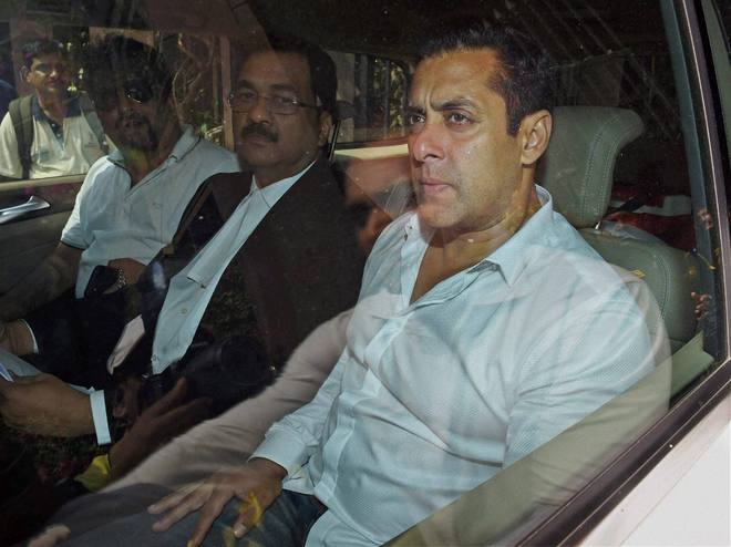 Salman denies being drunk, driving car