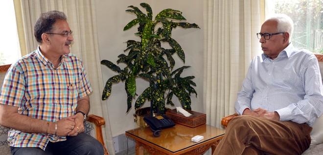 Kavinder Gupta meets Governor