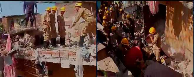 3-storey building collapses in Delhi, 1 killed