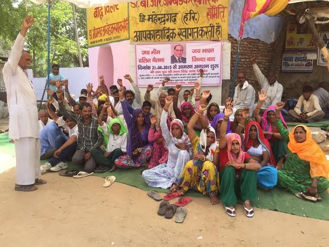 M’garh Dalit protesters’ strike enters 6th day