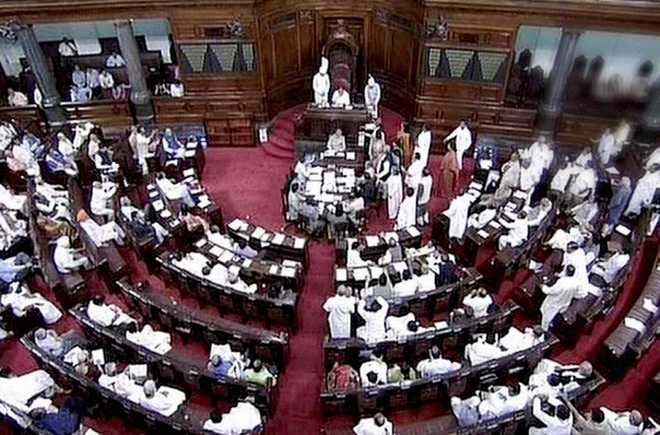 Ruckus in Rajya Sabha over PM''s remark during foreign tour