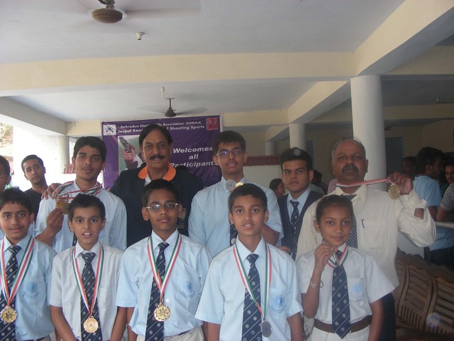 Aryan School shooters win nine gold medals, four silver medals