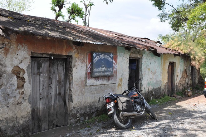 Rajpur veterinary hospital functioning from a hut