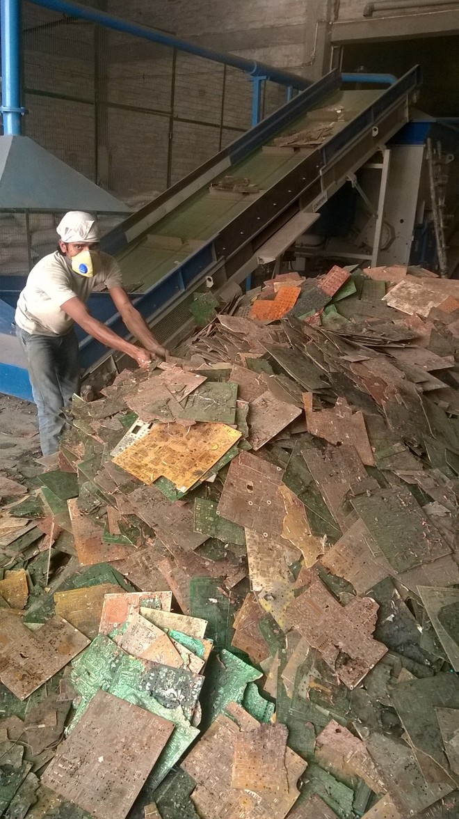 Samalkha unit chips off gold from tonnes of e-waste