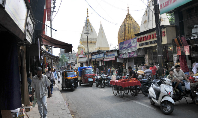 Raghunath Bazaar beautification project moves at a snail’s pace