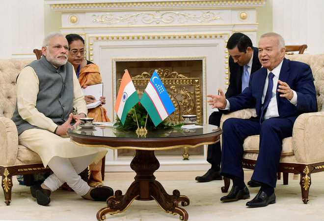 PM holds talks with Uzbek Prez; terror, Afghanistan discussed
