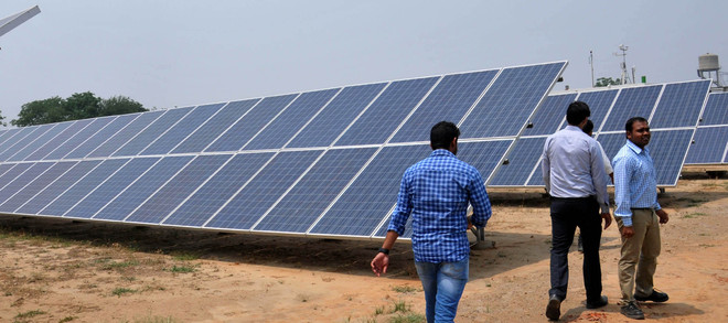 Farmers set eyes on new crop — solar energy