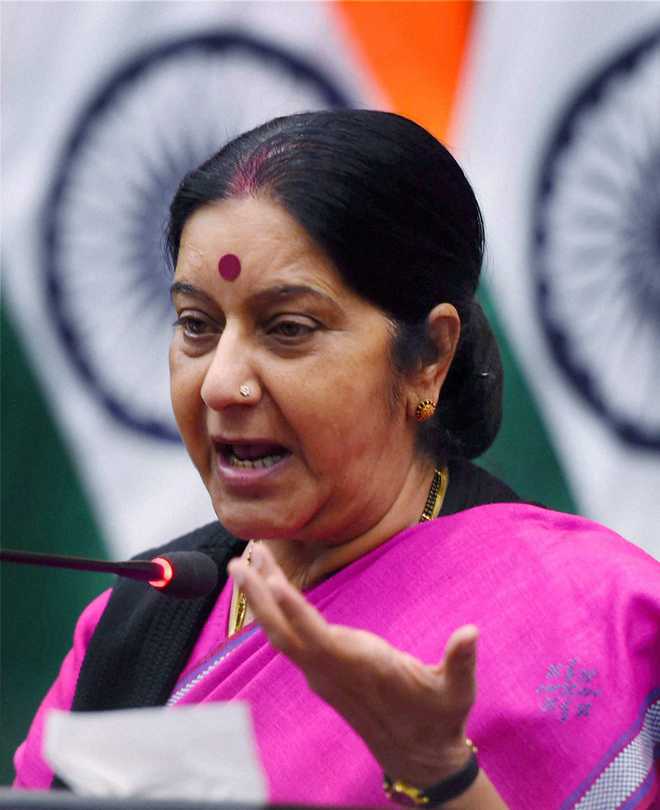 Sushma Swaraj assures help to Pakistani Hindus
