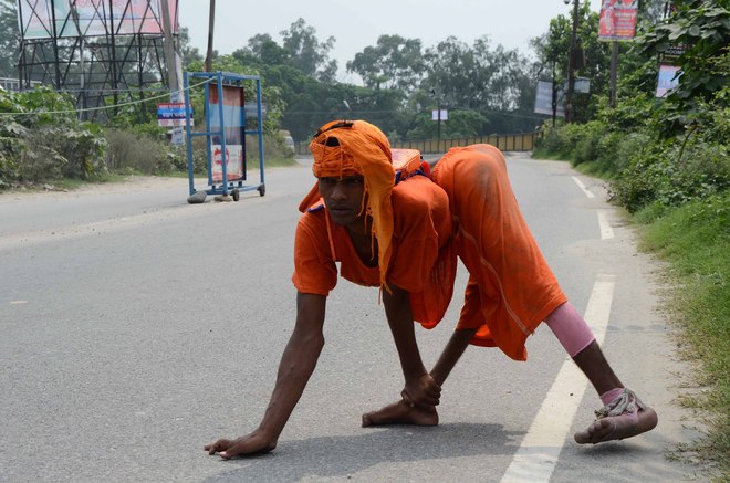 Disability no deterrent for Lord Shiva devotees