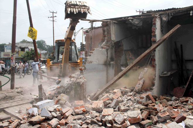 Road widening takes toll on Ballupur Chowk shops