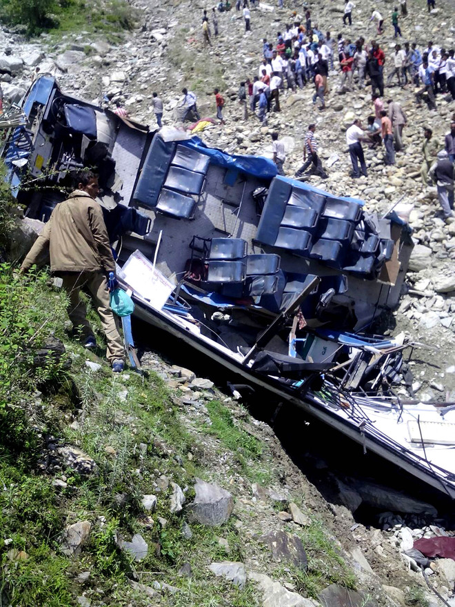 Nine killed in bus accident in Chamba’s tribal area - The Tribune
