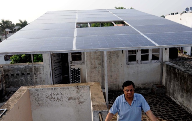 UT installs its first solar plant at pvt residence
