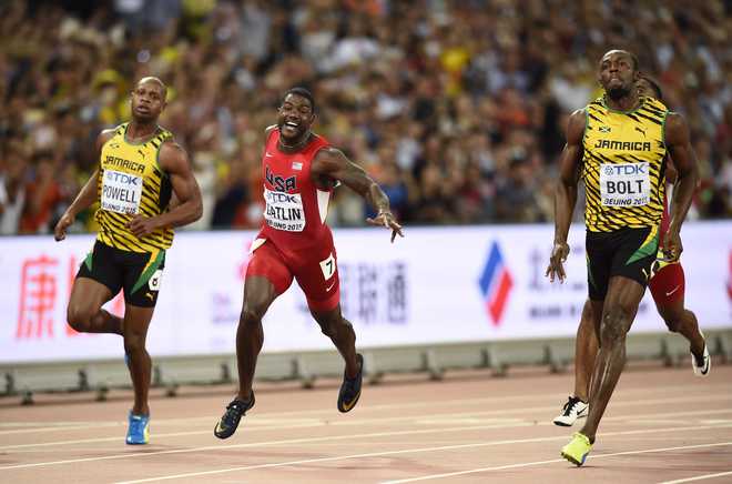 Bolt wins world 100 metres title : The Tribune India