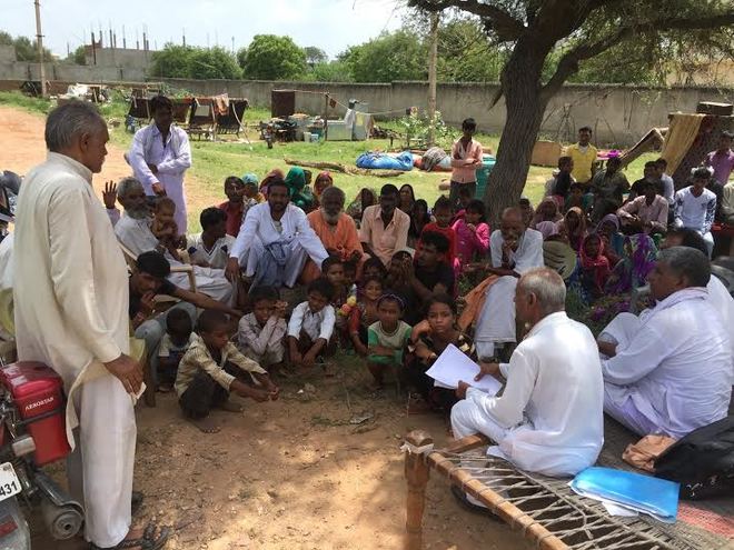 Dalit families seek 100 sq yard plots, adequate relief