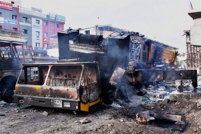 Army out as 8 die in riot-hit Gujarat