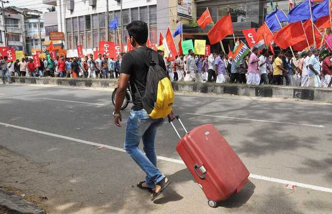Strike hits normal life, coal output; violent clashes in WB