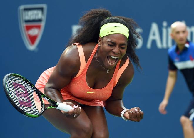 After another slow start, Serena blasts away