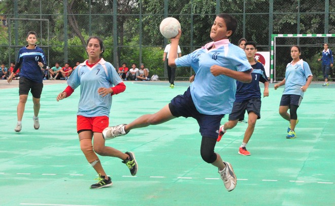 Dev Samaj eves lift handball trophy : The Tribune India