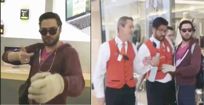 French man walks into Apple store, smashes iPhones