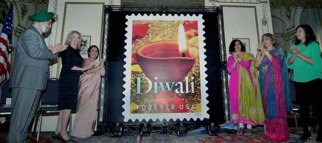 US releases commemorative Diwali stamp The Tribune India