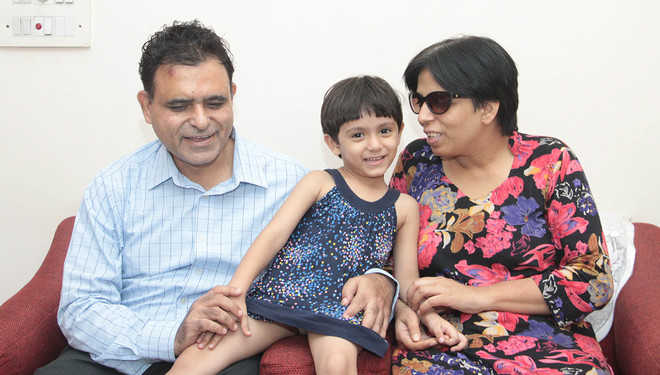 Visually impaired couple sees the world through their daughter’s eyes
