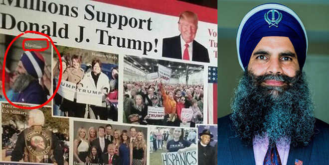 Trump campaign portrays Sikh as Muslim supporter