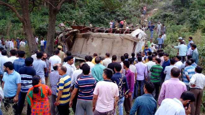 22 killed as bus rolls down gorge in Reasi