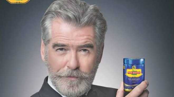 Pierce Brosnan says distressed by pan masala advertisement