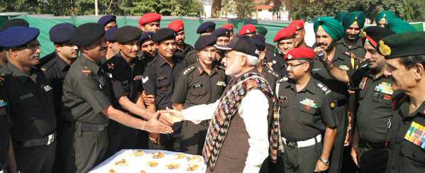 PM urges citizens to send their messages to jawans this Diwali