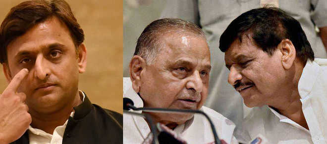 BJP terms SP family feud a 'fixed match'