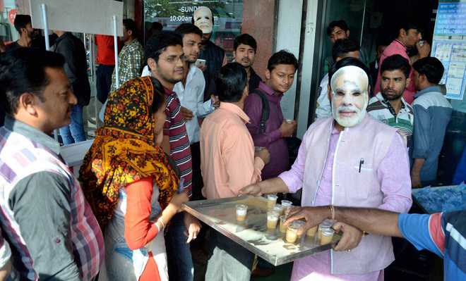 Chaos, long queues continue at banks; ATMs run out of cash