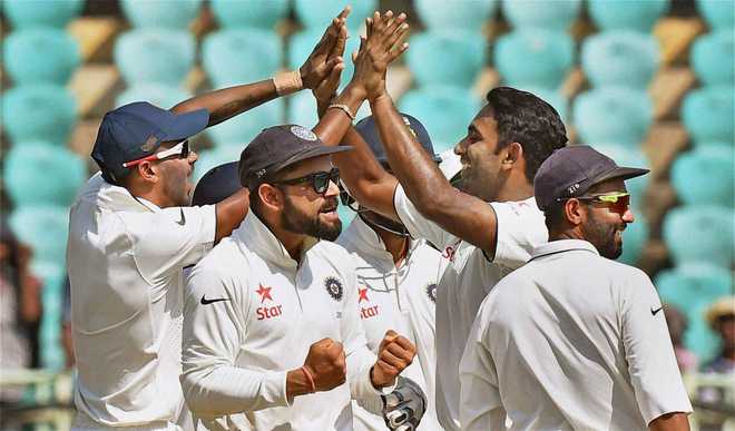 India crush Eng by 246 runs to go 1-0 up in 5-match series