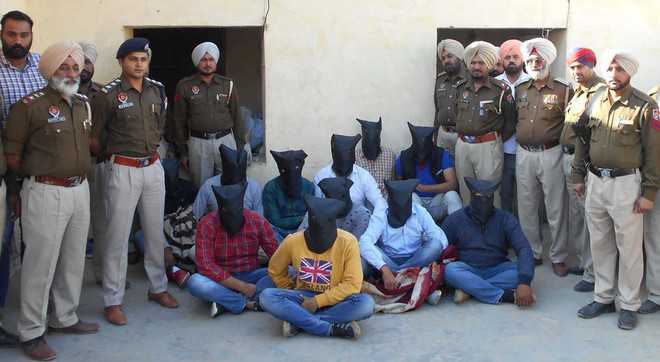 Gangster Nabbed With 10 Accomplices - The Tribune