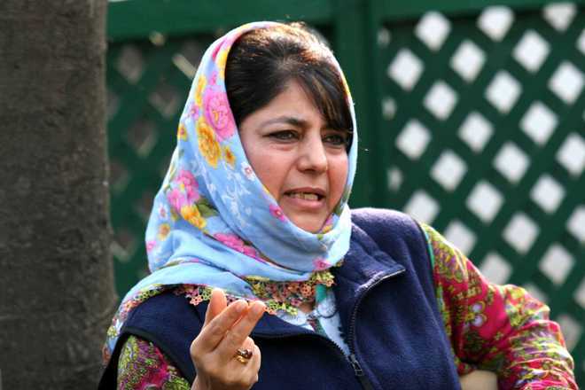 Farooq''s statement makes it clear NC had role in Kashmir unrest: Mehbooba