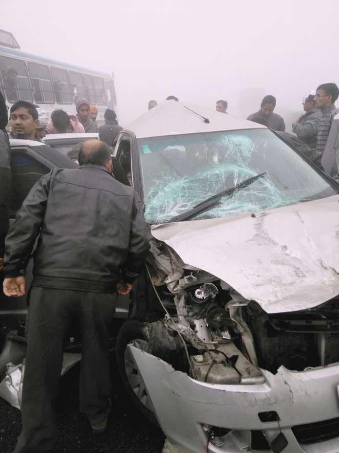 15 injured in 20-vehicle pile-up due to fog in Kurukshetra district