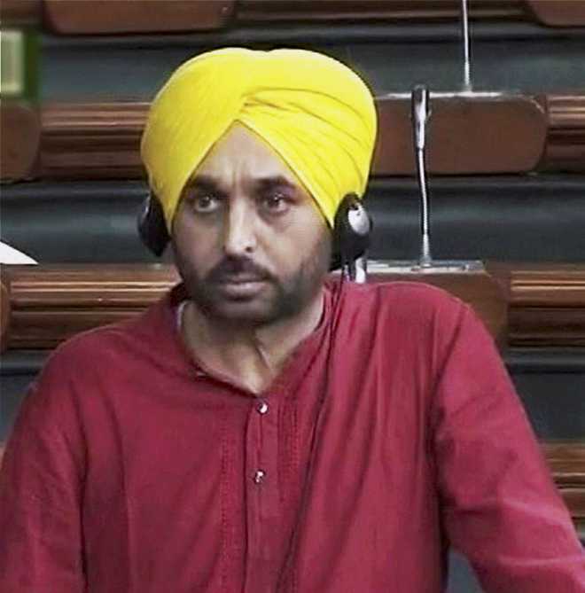 Bhagwant Mann suspended from Lok Sabha for videography of Parliament