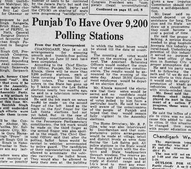 Punjab To Have Over 9,200 Polling Stations