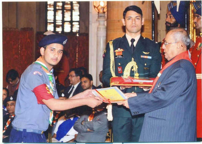 DAV student gets President’s Award : The Tribune India