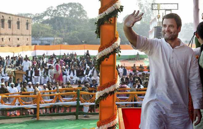 Rahul’s posters torn ahead of his Guj rally, Congress blames BJP