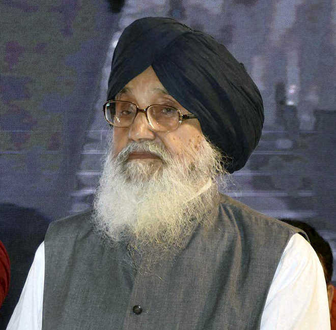 Badal takes aim at Congress over ‘infighting’ for tickets