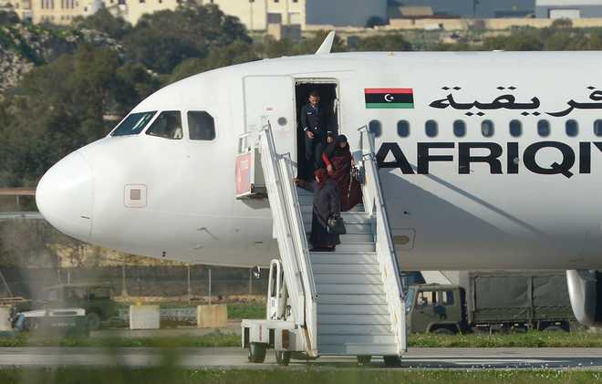 Libyan plane hijack ends; all passengers freed