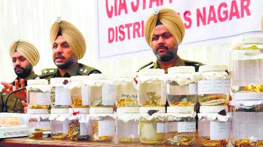Mohali police strike gold, crack loot cases