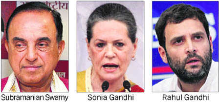Swamy moves apex court to stall relief to Sonia, Rahul