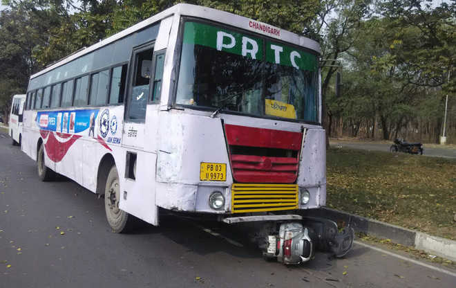 Bus drags scooter for 50 metres, 2 killed