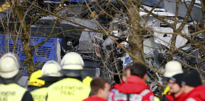 Eight dead, 150 hurt in train crash in Bavaria: Police